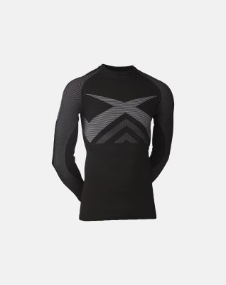 "Multi sport" langermet t-skjorte | polypropylen |svart -ProActive