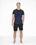 T-skjorte med trykk | bambus | marine -JBS of Denmark Men