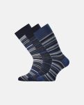 3-pakk sokk | bomull | flerfarget -ProActive