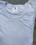 Langermet T-Skjorte Rib | økologisk bomull | Lys grå -Dovre