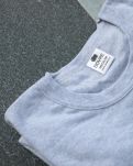 Langermet T-Skjorte Rib | økologisk bomull | Lys grå -Dovre