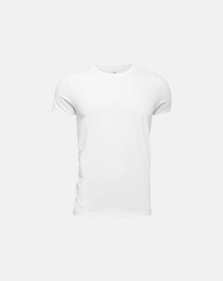Undertrøje, t-skjorte o-hals | økologisk bomull | hvit -JBS of Denmark Men
