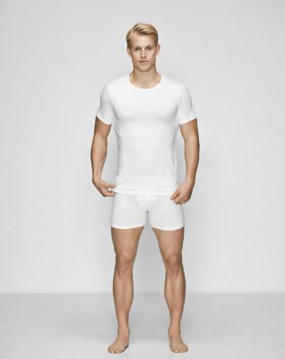 Undertrøje, t-skjorte o-hals | økologisk bomull | hvit -JBS of Denmark Men