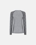 Langermet t-skjorte | 100% merino ull | grå -Dovre Women