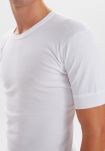 3-pakk t-skjorte "o-neck" | 100% bomull |hvit -JBS