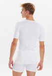 3-pakk t-skjorte "v-neck" | 100% bomull | hvit -JBS