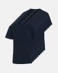 9-pakk t-skjorte | økologisk bomull | navy - Claudio