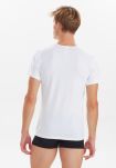 12-pakk t-skjorte | økologisk bomull | hvit -Claudio