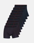 9-pakk tights | resirkulert polyester | flerfarget -Dovre