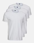 3-pack T-Skjorte O-Neck | økologisk bomull | Hvit -Dovre