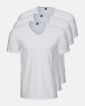 3-pack T-Skjorte V-Neck | økologisk bomull | Hvit - Dovre