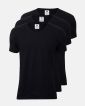 3-pack T-Skjorte V-Neck | Økologisk Bomull | Svart - Dovre