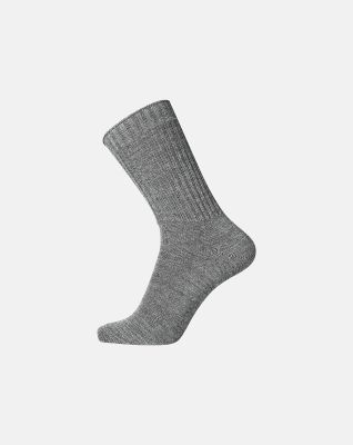"Work" sokker  med rib| ull | grå -Egtved