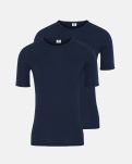 2-pack Undertrøye | T-skjorte | 100% merino ull | marine -Dovre