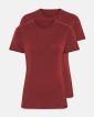 2-pack T-skjorte | 100% ull | rød - Dovre Women