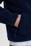 Fleece jakke | polyester | marine -Resteröds