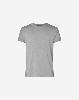 T-skjorte o-hals | bambus | grå -Resteröds