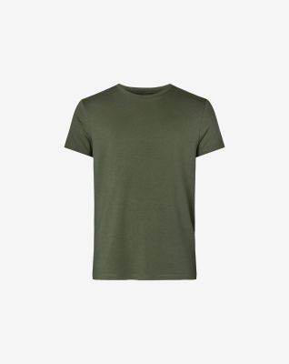 T-skjorte o-hals |  bambus | grønn -Resteröds