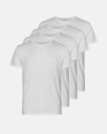 4-pakk t-skjorte |  bambus | hvit -Resteröds