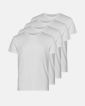4-pakk t-skjorte |  bambus | hvit - Resteröds