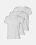 3-pack T-skjorte o-hals | bambus | hvit -Resteröds