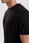3-pack T-skjorte o-hals |  bambus | svart -Resteröds