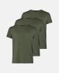 3-pack T-skjorte o-hals |  bambus | grønn - Resteröds