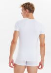 2-pakk t-skjorte v-hals |  bambus | hvit -JBS