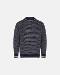 Pullover "strik" | 100% ull | navy -Dovre