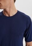 "Wool" t-skjorte | 100% merino ull | navy -JBS