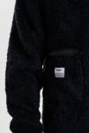 "Original" fleece jakke | recycled polyester | svart -Resteröds