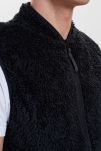 "Original" fleece vest | recycled polyester | svart -Resteröds
