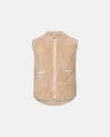 "Original" fleece vest | recycled polyester | beige -Resteröds