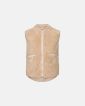 "Original" fleece vest | recycled polyester | beige - Resteröds