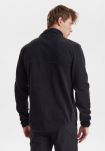 Fleece Pullover | recycled polyester | svart -Resteröds