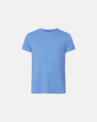 T-skjorte o-hals | bambus | blå -Resteröds