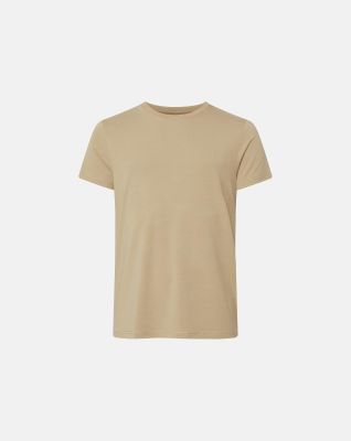 T-skjorte o-hals | bambus | beige -Resteröds