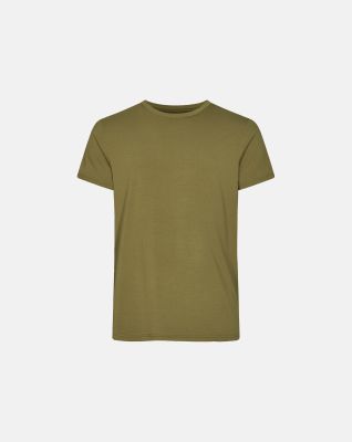 T-skjorte | bambus | olivengrønn -Resteröds