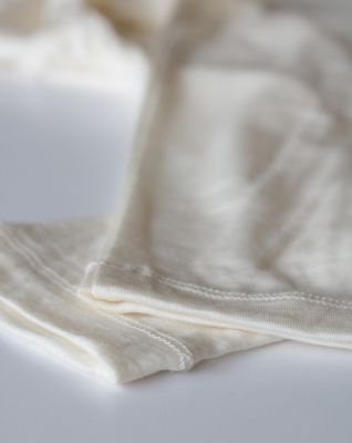 Topp med smale stropper | økologisk ull | ivory -JBS of Denmark Women