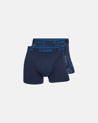 2-pack boxers | bomull | flerfarget -Claudio