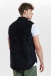 "Original" fleece vest | recycled polyester | svart -Resteröds