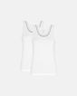 2-pakk singlet |  bambus | hvit - JBS of Denmark Women