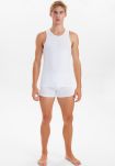 2-pakk tank-top (singlet) |  bambus | hvit -JBS